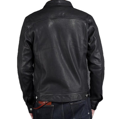 Brix Men's Leather Jacket Sheepskin Coat