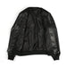 Cicero Men's New Zealand Leather Bomber Jacket-Mens Leather Jacket-Inland Leather Co.-Black-S-Inland Leather Co.