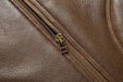 Davis Men's Natural Shearling Leather Coat-Mens Leather Coat-Inland Leather Co. Est. 2020-Brown-XXXL-Inland Leather Co.