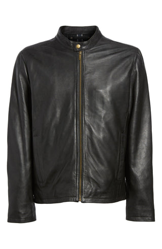 Drake Men's Classic Cowhide Leather Jacket-Mens Leather Jacket-Inland Leather Co.-Inland Leather Co.