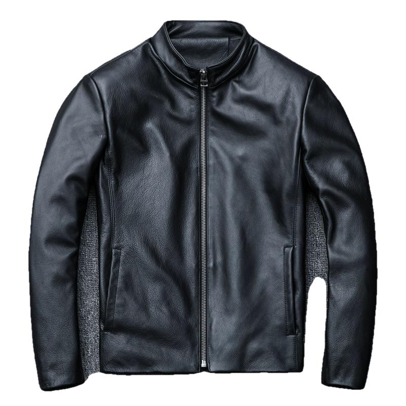 Men's Leather Motorcycle Jacket , deals XXL