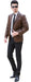 Everyday Mens Leather Blazer Multiple Colors-Mens Leather Coat-Inland Leather Co.-Khaki-XXXL-Inland Leather Co.