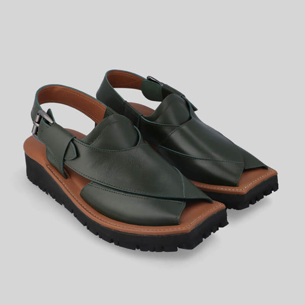 Mikaal C2R Mens Cowhide Rugged Leather Sandals Peshawari Chappal-Inland Leather-Inland Leather Co