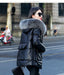 Genuine Leather Jacket Women Fox Fur and Hooded-Womens Leather Jacket-Inland Leather Co.-black-XL-Inland Leather Co.