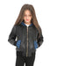 Girls Myla Denim Hoodie Leather Jacket-Girls Leather Jacket-Inland Leather-Inland Leather Co