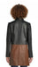 Gonce Two Tone Womens Lamb Leather Coat-Womens Leather Coat-Inland Leather Co.-Inland Leather Co.