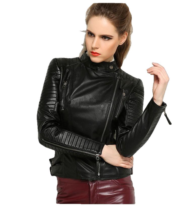 Grandeur 100 Real Sheepskin Coat Female Genuine Leather Jacket