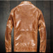 Hodor Tan Men's Leather Jacket Streetwear-Mens Leather Jacket-Inland Leather Co.-champagne-L-Inland Leather Co.