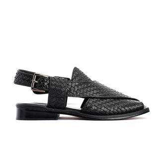 Lucas Handmade Leather Peshawari Chappal Sandals For Men Checkered Leather-Leather Sandal-Inland Leather-Inland Leather Co