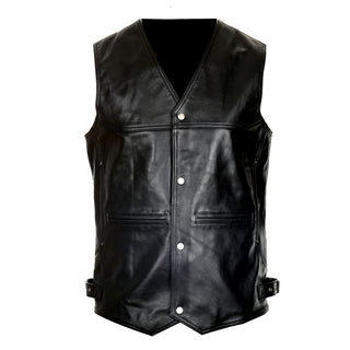 Rodeo Men's Motorcycle Leather Vest