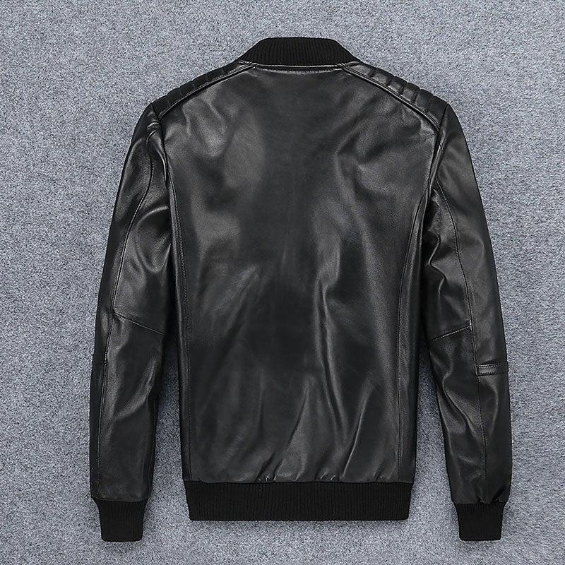 Jaquen Men's Sheep Leather Jacket-Mens Leather Jacket-Inland Leather Co.-black-XXL-Inland Leather Co.