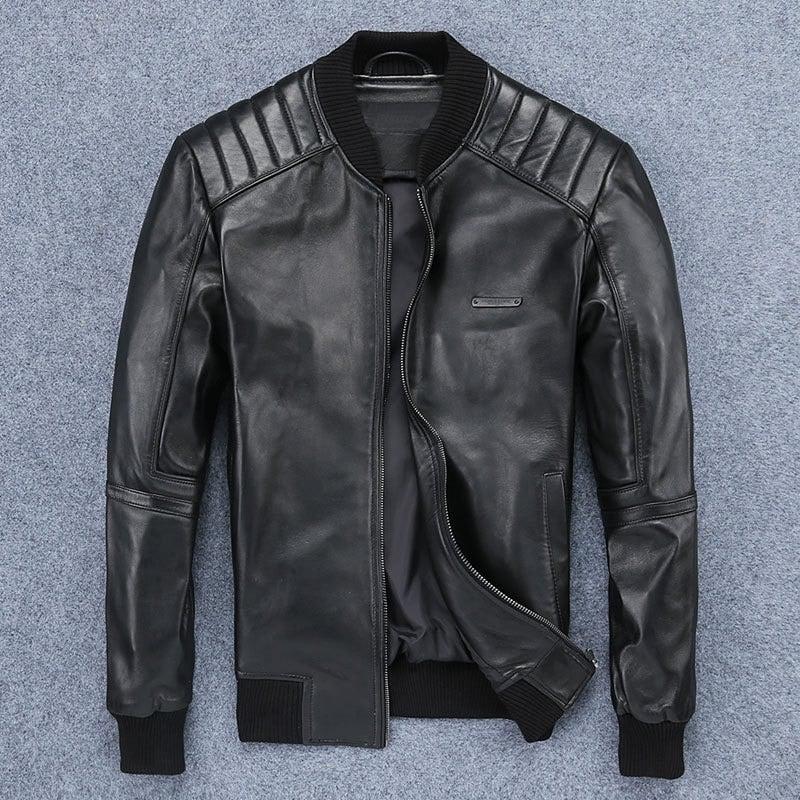 ジャケット・アウター SHEEP LEATHER SPORTS JACKET Jaquen Men's Sheep Leather Jacket – Inland Leather Co