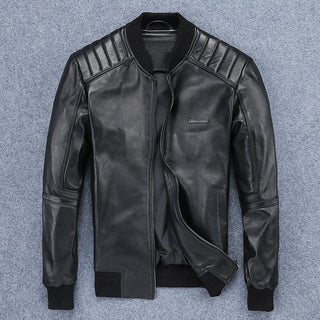 Jaquen Men's Sheep Leather Jacket-Mens Leather Jacket-Inland Leather Co.-black-XXL-Inland Leather Co.