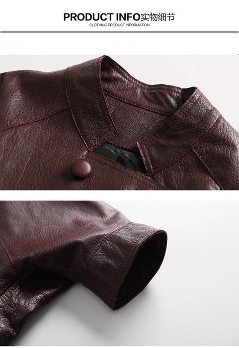 Kitana Poncho Leather Jacket-Womens Leather Coat-Inland Leather Co.-Black-S-Inland Leather Co.