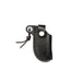 Leather Sheath for the Microblade by WESN-Leather Hunting Tools-WESN-Black Leather-Inland Leather Co