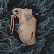 Leather Sheath for the Microblade by WESN-Leather Hunting Tools-WESN-Inland Leather Co