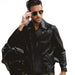 Lord Men's Leather Motorcycle Jacket-Mens Leather Jacket-Inland Leather Co.-Black-S-Inland Leather Co.