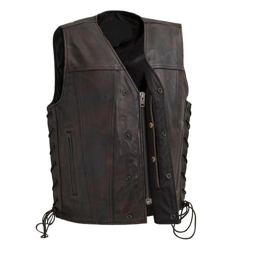 MKL - High Roller Men's Motorcycle Vest-Men Motorcycle Vest-MKL Apparel-XS-MKL Apparel Inc