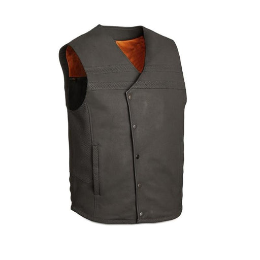 MKL - Jaguar Men's Motorcycle Vest-Men Motorcycle Vest-MKL Apparel-S-MKL Apparel Inc