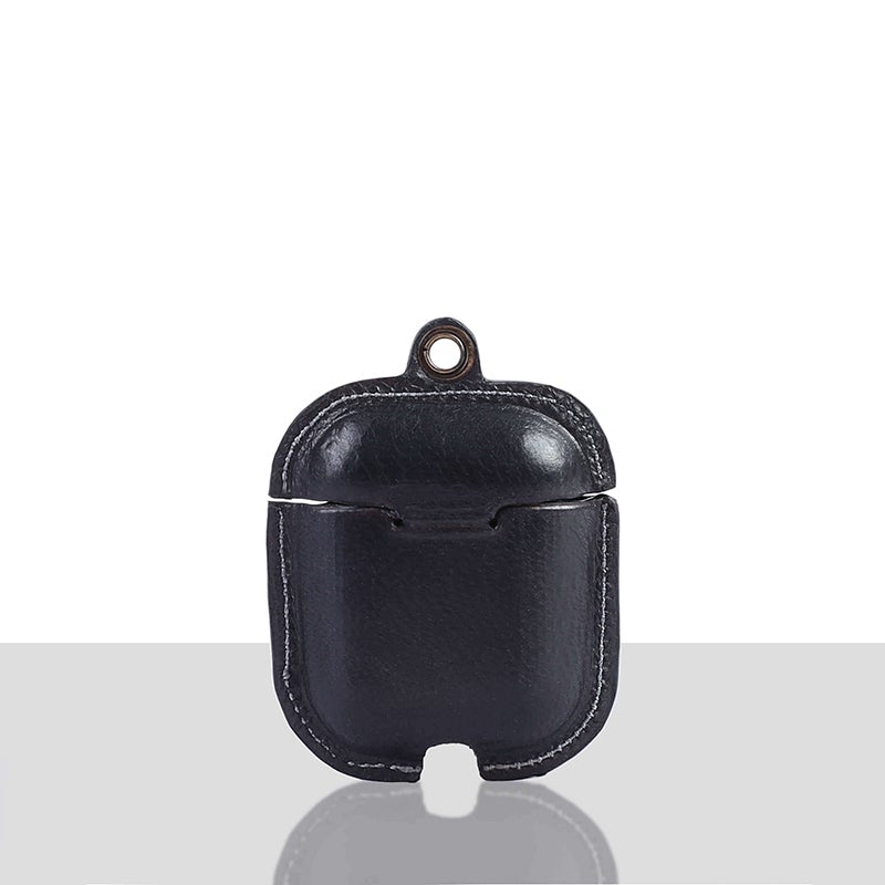 Airpods 3 Louis Vuitton Logo Leather Case - Black in Pakistan