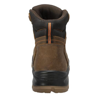 Men 6" Waterproof Composite Toe Work Hiker Brown Leather Boots-Mens Leather Boots-Inland Leather Co-Inland Leather Co