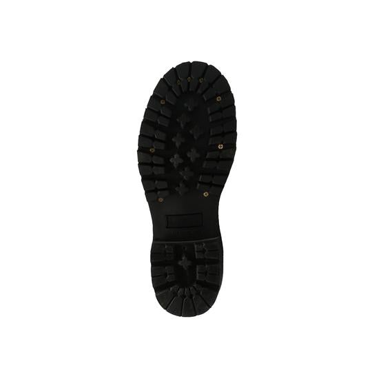 Men's 11" Engineer Boot Black Leather Boots-Mens Leather Boots-Inland Leather Co-Inland Leather Co