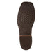 Men's 11" Western Sqaure Toe Brown Leather Boots-Mens Leather Boots-Inland Leather Co-Inland Leather Co