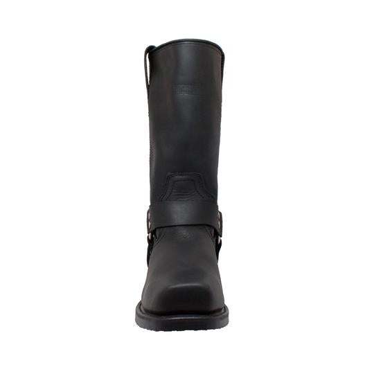 Men's 13" Harness Boot Black Leather Boots-Mens Leather Boots-Inland Leather Co-Inland Leather Co