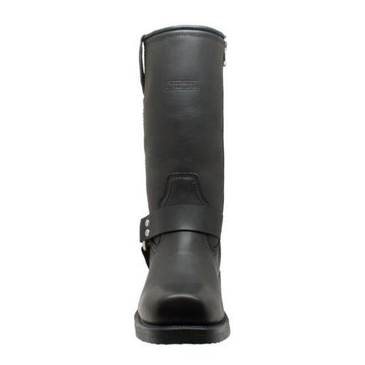Men's 13" Waterproof Harness Boot Black Leather Boots-Mens Leather Boots-Inland Leather Co-Inland Leather Co