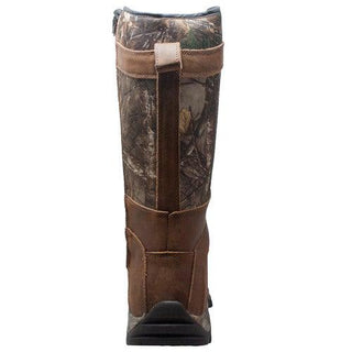 Men's 15" Snake Bite Boot Camo Brown Leather Boots-Mens Leather Boots-Inland Leather Co-Inland Leather Co