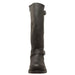 Men's 16" Black Engineer Zipper Biker Leather Boots-Mens Leather Boots-Inland Leather Co-Inland Leather Co