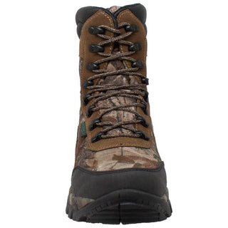 Men's 400G 10" Real Tree Brown Camo Waterproof Hunting Boot Leather Boots-Mens Leather Boots-Inland Leather Co-Inland Leather Co