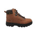 Men's 6" Brown Steel Toe Hiker Leather Boots-Mens Leather Boots-Inland Leather Co-Inland Leather Co