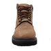 Men's 6" Brown Steel Toe Work Leather Boots-Mens Leather Boots-Inland Leather Co-Inland Leather Co