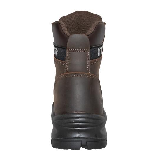 Men's 6" Brown Waterproof Composite Toe Work Leather Boots-Mens Leather Boots-Inland Leather Co-Inland Leather Co