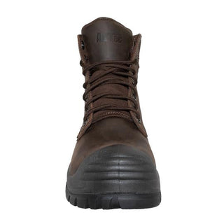 Men's 6" Brown Waterproof Composite Toe Work Leather Boots-Mens Leather Boots-Inland Leather Co-Inland Leather Co