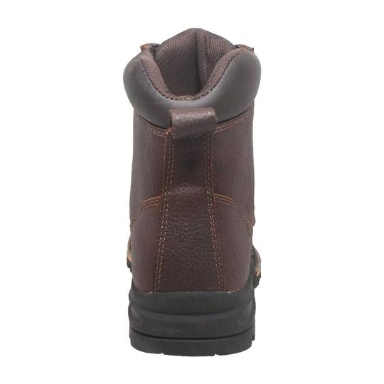 Men's 6" Brown Work Leather Boots-Mens Leather Boots-Inland Leather Co-Inland Leather Co