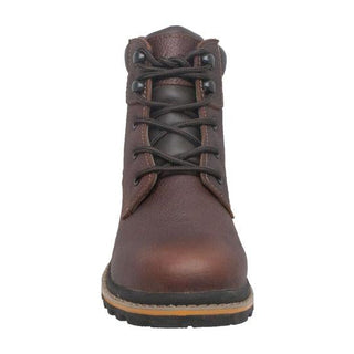 Men's 6" Brown Work Leather Boots-Mens Leather Boots-Inland Leather Co-Inland Leather Co