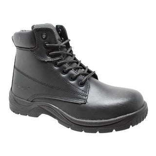 Men's 6" Composite Toe Work Boot Black Leather Boots-Mens Leather Boots-Inland Leather Co-8-Black-M-Inland Leather Co