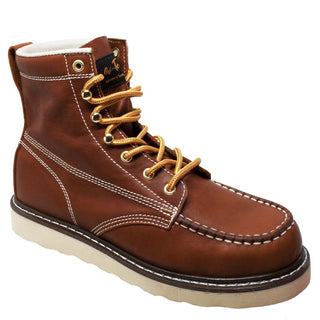 Men's 6" Farm Leather Boots-Mens Leather Boots-Inland Leather Co-Inland Leather Co