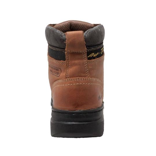 Men's 6" Hiker Brown Leather Boots-Mens Leather Boots-Inland Leather Co-Inland Leather Co