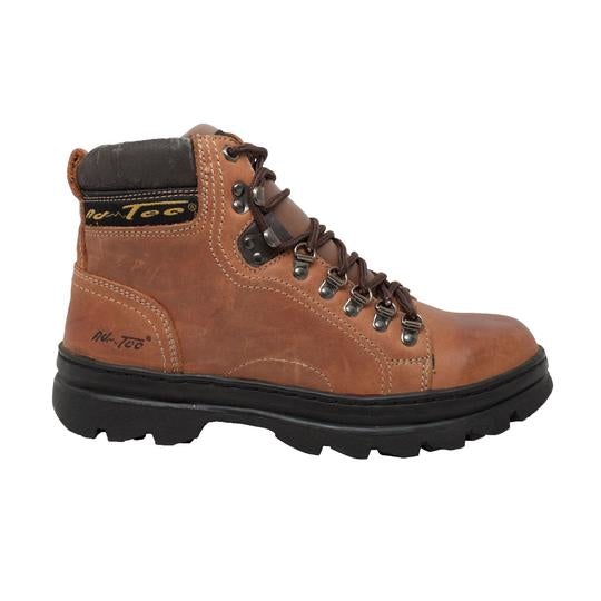 Men's 6" Hiker Brown Leather Boots-Mens Leather Boots-Inland Leather Co-Inland Leather Co
