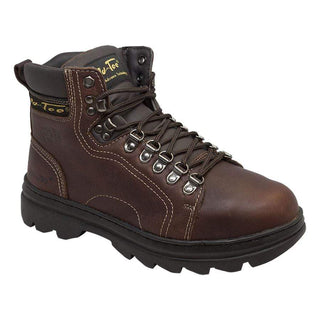 Men's 6" Metatarsal Hiker Brown Leather Boots-Mens Leather Boots-Inland Leather Co-Inland Leather Co
