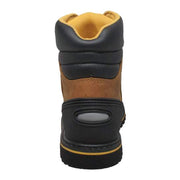 Men's 7" Steel Toe Work Boot Light Brown Leather Boots-Mens Leather Boots-Inland Leather Co-Inland Leather Co