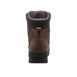 Men's 8" Composite Toe Waterproof Work Boot Brown Leather Boots-Mens Leather Boots-Inland Leather Co-Inland Leather Co