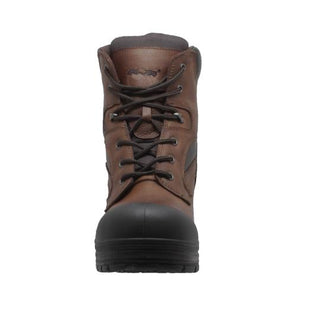 Men's 8" Composite Toe Waterproof Work Boot Brown Leather Boots-Mens Leather Boots-Inland Leather Co-Inland Leather Co