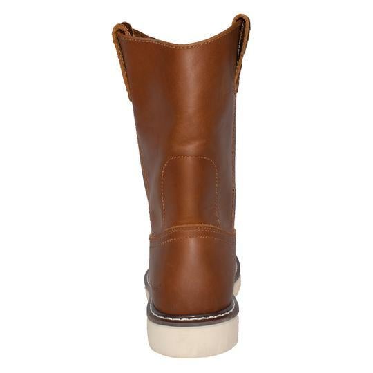 Men's 8" Side Zipper Composite Toe Pull On Wellington Leather Boots-Mens Leather Boots-Inland Leather Co-Inland Leather Co