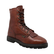 Men's 9" Chestnut Packer Leather Boots-Mens Leather Boots-Inland Leather Co-Inland Leather Co