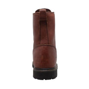 Men's 9" Chestnut Packer Leather Boots-Mens Leather Boots-Inland Leather Co-Inland Leather Co