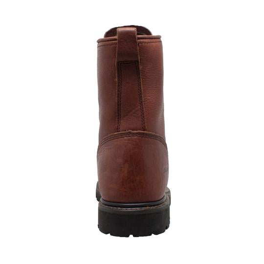 Men's 9" Chestnut Packer Leather Boots-Mens Leather Boots-Inland Leather Co-Inland Leather Co
